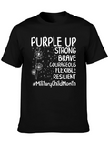Purple Up Military Child Month T-Shirt