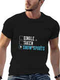 Single Taken Snow Sports T-Shirt