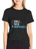 Single Taken Snow Sports T-Shirt