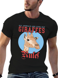Giraffe Rule T-Shirt - Cool Animal Tee
