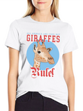 Giraffe Rule T-Shirt - Cool Animal Tee