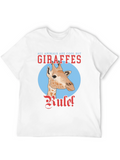 Giraffe Rule T-Shirt - Cool Animal Tee