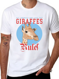 Giraffe Rule T-Shirt - Cool Animal Tee