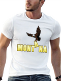 Montana Eagle Graphic T-Shirt - Classic Black