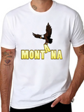 Montana Eagle Graphic T-Shirt - Classic Black