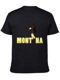 Montana Eagle Graphic T-Shirt - Classic Black