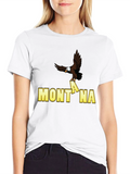 Montana Eagle Graphic T-Shirt - Classic Black