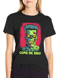 Zombie Graphic Tee - Come On Bro! Design