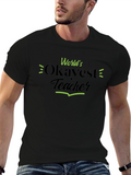 Worlds Okayest Teacher Graphic Tee