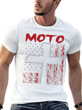 Moto USA Flag Graphic Tee - Black