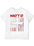 Moto USA Flag Graphic Tee - Black