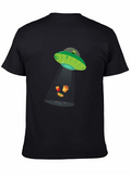 Alien Abduction Fast Food Graphic Tee
