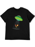 Alien Abduction Fast Food Graphic Tee