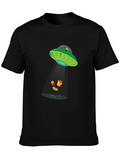 Alien Abduction Fast Food Graphic Tee