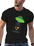 Alien Abduction Fast Food Graphic Tee
