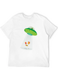 Alien Abduction Fast Food Graphic Tee