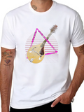 Mandolin Graphic Black T-Shirt