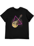Mandolin Graphic Black T-Shirt