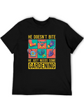 Gardening Tools Graphic T-Shirt