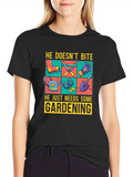 Gardening Tools Graphic T-Shirt