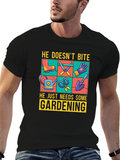 Gardening Tools Graphic T-Shirt