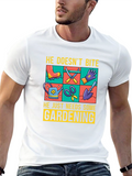 Gardening Tools Graphic T-Shirt