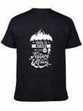Nature & Hiking Black Graphic Tee