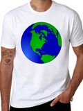 Earth Graphic T-Shirt - Global Design