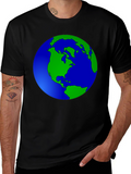 Earth Graphic T-Shirt - Global Design