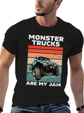 Monster Trucks Are My Jam Graphic Tee