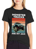Monster Trucks Are My Jam Graphic Tee