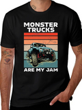Monster Trucks Are My Jam Graphic Tee