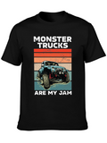 Monster Trucks Are My Jam Graphic Tee