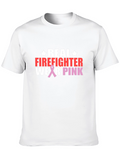 Real Firefighters Wear Pink T-Shirt