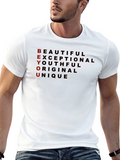 BEYOU Graphic Print Black T-Shirt
