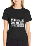 Funny Ex-Husband Divorce T-Shirt