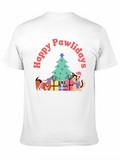 Happy Pawlidays Holiday T-Shirt