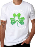 Kiss Me I Play Hockey St. Patricks Day T-Shirt