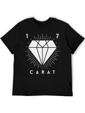 17 Carat Diamond Graphic T-Shirt - Black