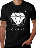 17 Carat Diamond Graphic T-Shirt - Black