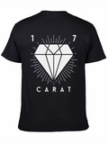 17 Carat Diamond Graphic T-Shirt - Black