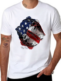 American Flag Fish Graphic Tee
