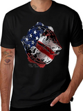 American Flag Fish Graphic Tee
