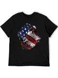 American Flag Fish Graphic Tee