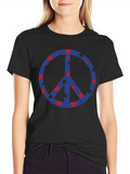 Patriotic Peace Sign T-Shirt