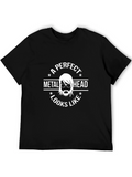 A Perfect Metal Head Looks Like T-Shirt