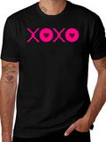 XOXO Heart Graphic Tee - Black