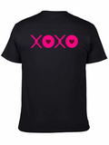 XOXO Heart Graphic Tee - Black