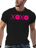 XOXO Heart Graphic Tee - Black