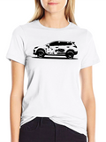 Black Car Silhouette Graphic Tee